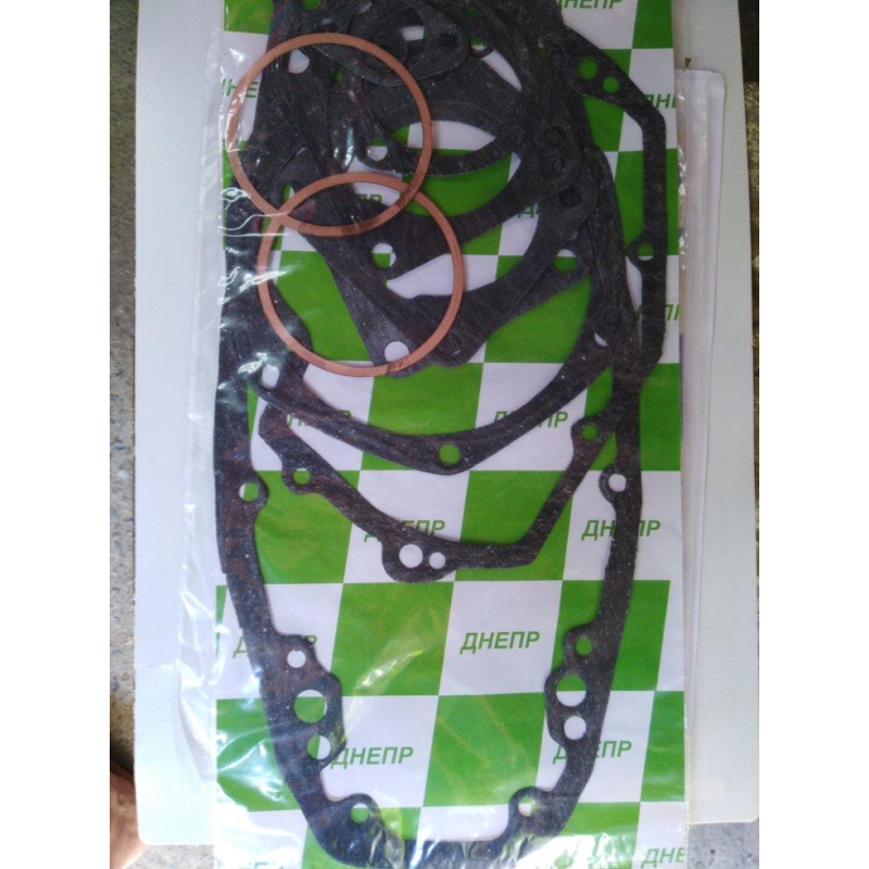 Набір прокладок двигуна (без сальників) мотоцикла МТ (Дніпро) Набір прокладок двигуна (без сальників) мотоцикла МТ (Дніпро)